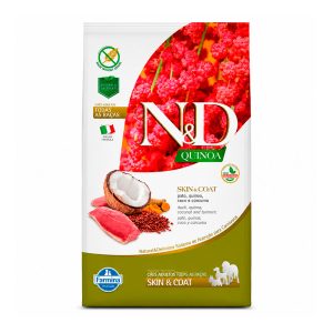 Ração Farmina N&D Quinoa Cães Adultos Skin e Coat Sabor Pato 800g