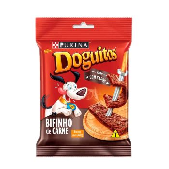 Petisco Doguitos Bifinho Rodízio Cães Carne 65g