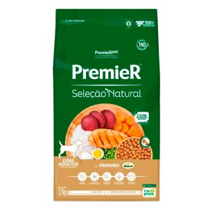 Ração Premier Seleção Natural Cães Adultos Frango 12kg
