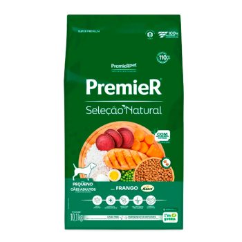 Ração Premier Seleção Natural Cães Adultos Porte Pequeno Frango 10,1kg