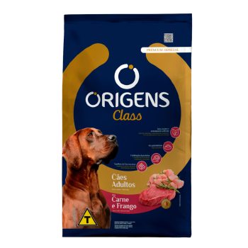 Ração Origens Class Cães Adultos Carne e Frango 20kg