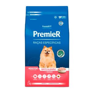 Ração Premier Raças Específicas Spitz Alemão Cães Adultos Frango 2,5kg
