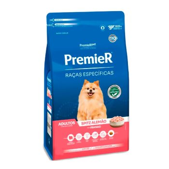 Ração Premier Raças Específicas Spitz Alemão Cães Adultos Frango 1kg