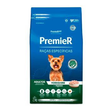 Ração Premier Raças Específicas Yorkshire Para Cães Adultos Frango 2,5kg