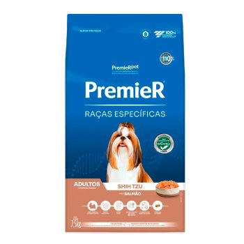Ração Premier Raças Específicas Cães Adultos Shih Tzu Salmão 7,5kg