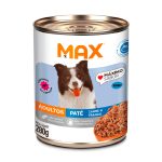 Ração Úmida Premium Total Max Patê para Cães Adultos - Carne e Frango 280g