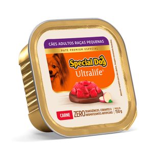 Ração Úmida Special Dog Ultralife Patê Cães Adultos Raças Pequenas Sabor Carne 150g