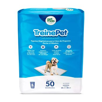 Tapete Higiênico Para Cães TreinePet Petmais 50 Unidades