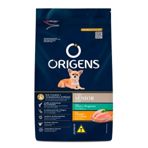 Ração Origens Cães Sênior Pequeno Porte Frango e Cereais 1kg