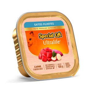 Ração Úmida Special Cat Ultralife Patê Gatos Filhotes Sabor Carne 100g