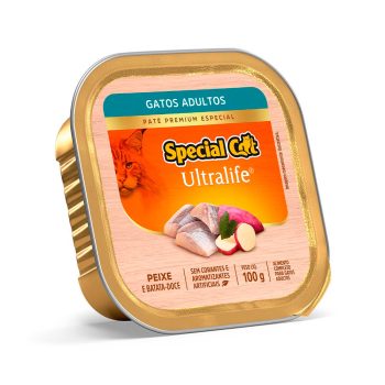 Ração Úmida Special Cat Ultralife  Patê Gatos Adultos Sabor Peixe 100g