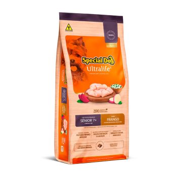 Ração Special Dog Ultralife Para Cães Sênior Raças Pequenas Frango e Arroz 15kg