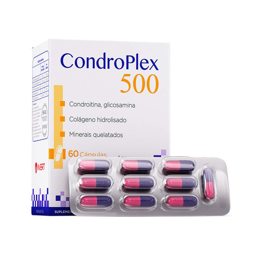 Suplemento Avert Condroplex 500 - 60 Comprimidos