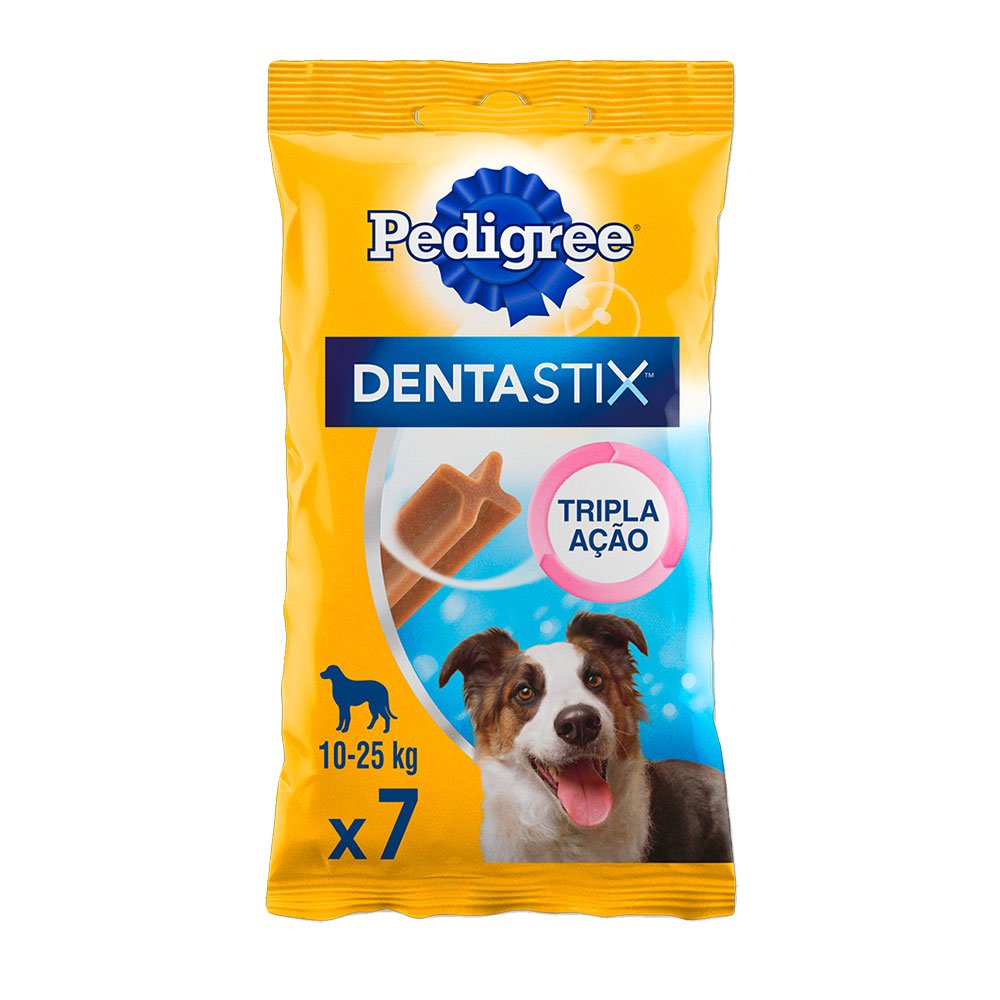 Petisco Dentastix Pedigree Cuidado Oral para Cães Adultos - Raças Médias 180g