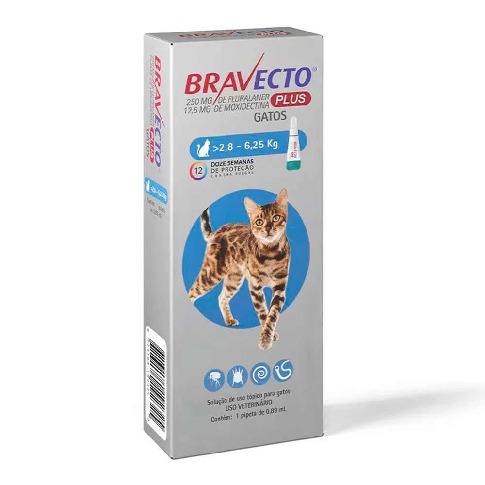 Bravecto Transdermal Antipulgas e Carrapatos MSD Para Cães 40 a