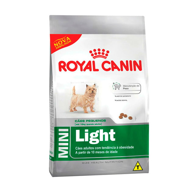 Ração Royal Canin Mini Light Cães Adultos Raças Pequenas - 7,5kg