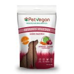 Bifinho PetVegan para Cães - Saúde Digestiva Sabor Cenoura, Beterraba e Espinafre 60g