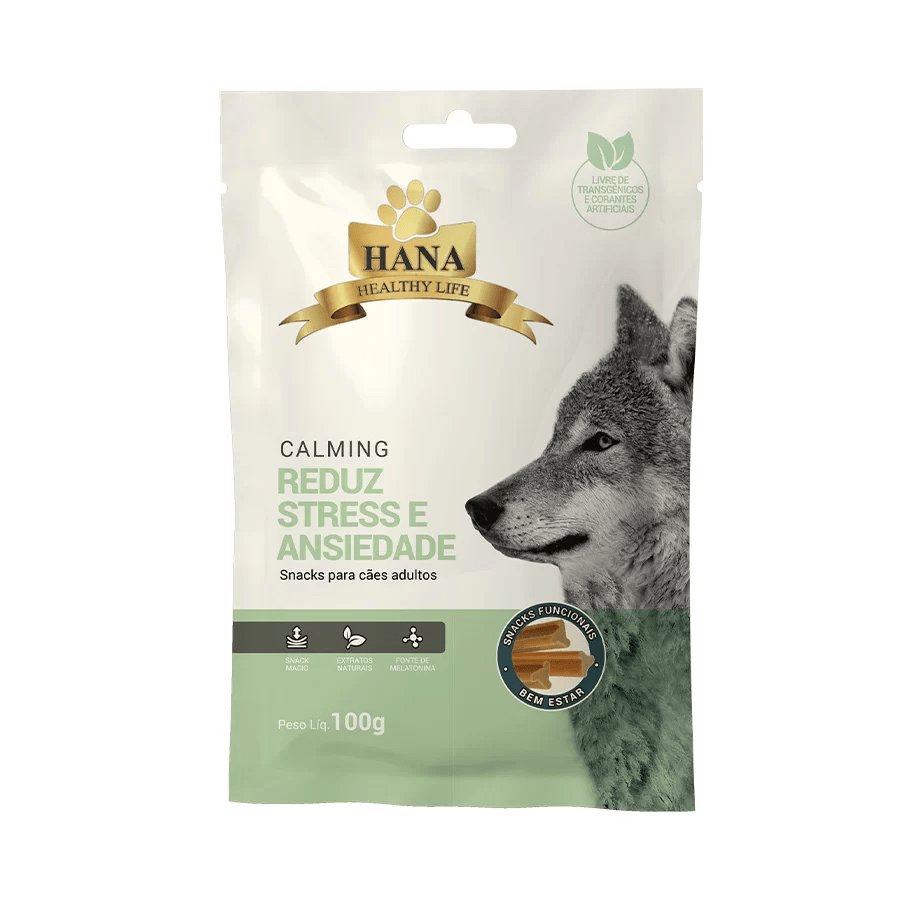 Petisco Snack Hana Stick para Cães - Calming 100g