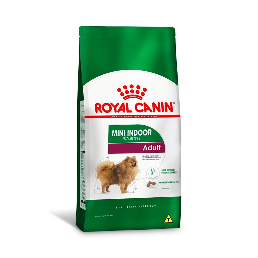 Ração Royal Canin Mini Indoor Cães Adultos Porte Pequeno - 7,5kg