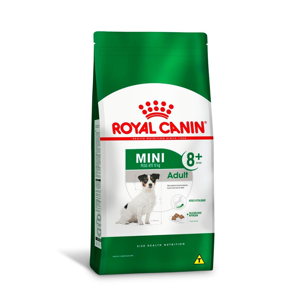 Ração Royal Canin Mini Adult 8+ Cães Adultos Porte Pequeno - 7,5kg