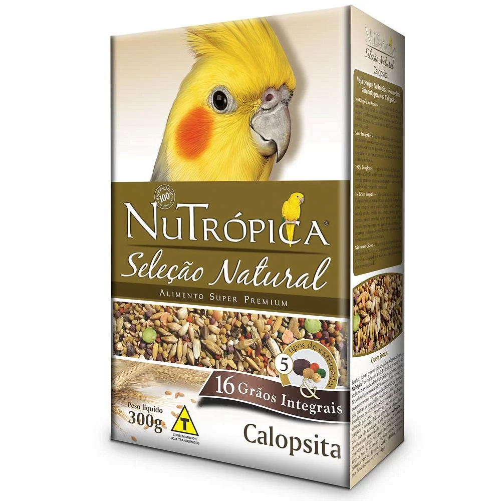 Ração Nutrópica Seleção Natural Para Calopsita - 900g