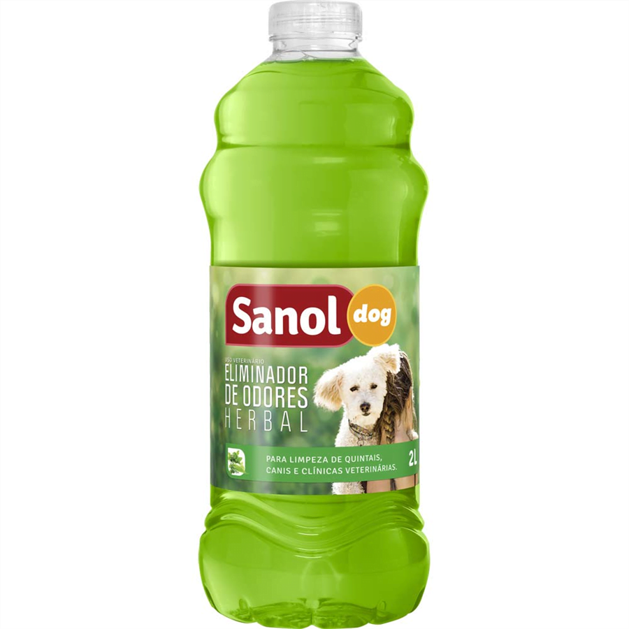 Eliminador De Odores Sanol Dog - Herbal 2 litros
