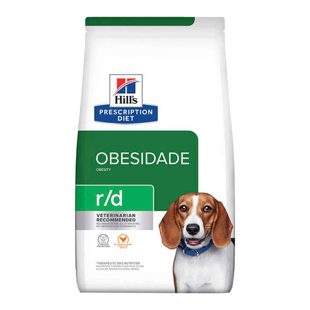 Ração Hill's R/D Para Cães Adultos Obesos Sabor Frango - 10,1kg