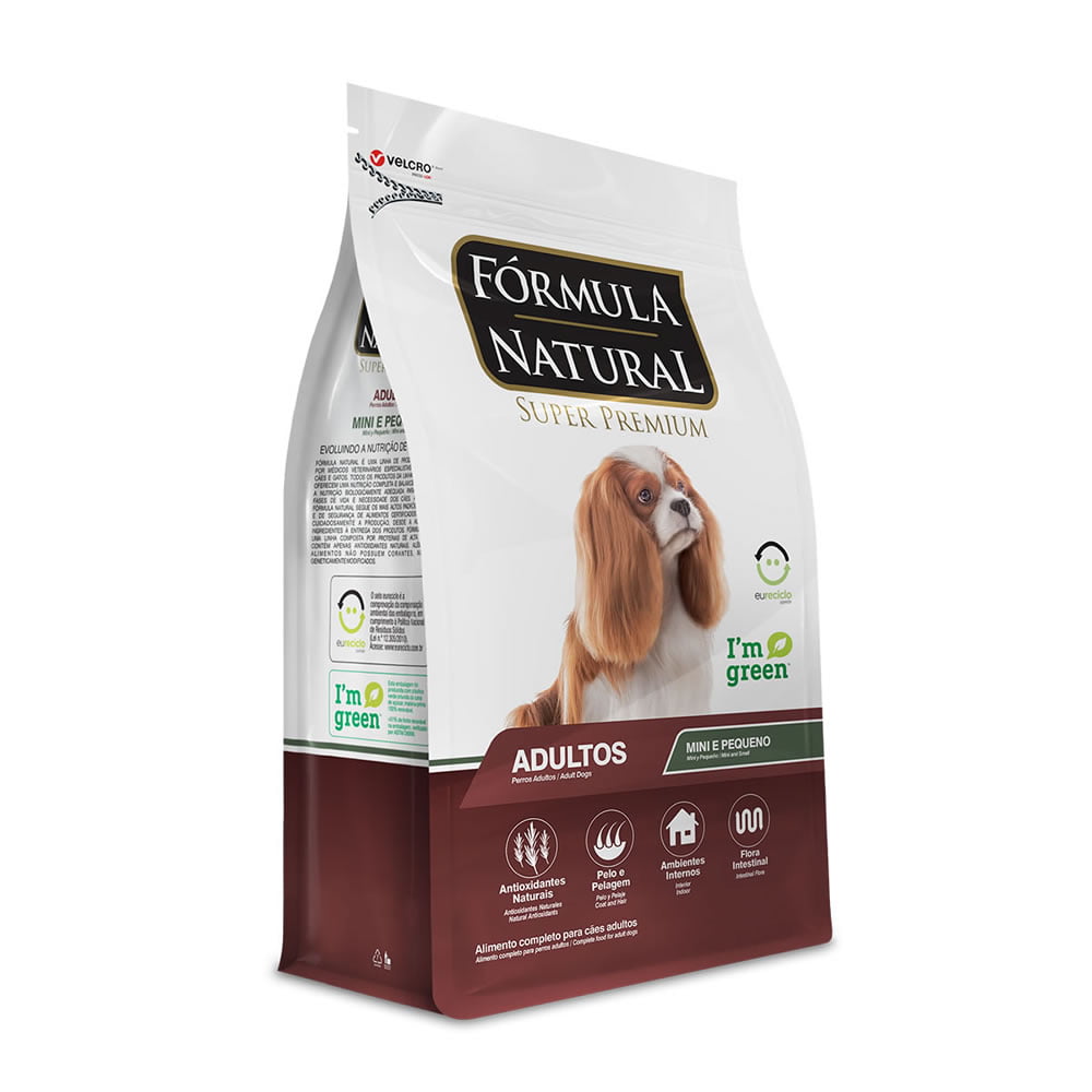 Ração Fórmula Natural Life Super Premium Cães Adultos Porte Mini e Pequeno - 2,5kg