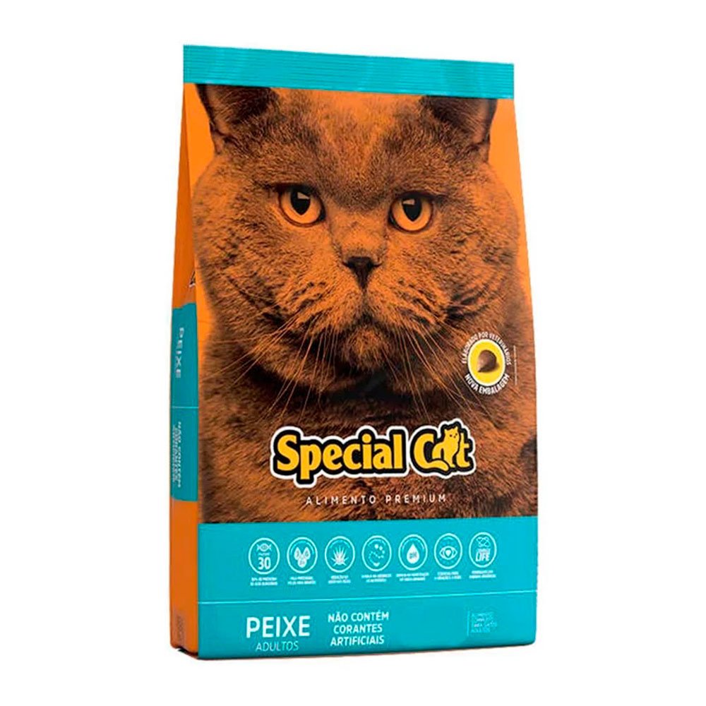 Ração Special Cat Para Gatos Adultos Sabor Peixe - 10,1kg