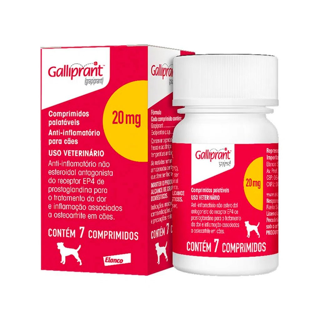 Galliprant 20mg - 7 Comprimidos