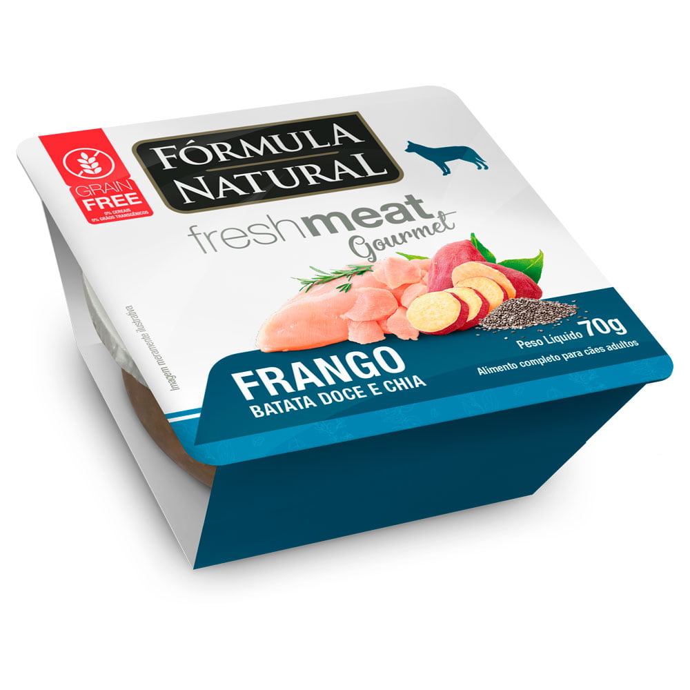 Ração Úmida Fórmula Natural Fresh Meat Gourmet Para Cães - Frango 40g