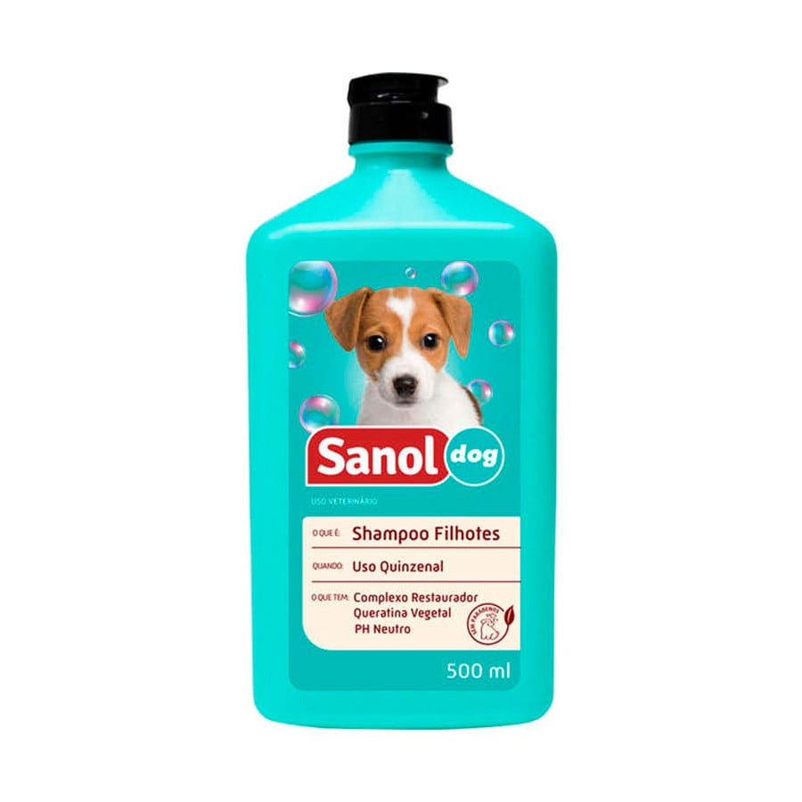 Shampoo Sanol Dog Para Cães Filhotes