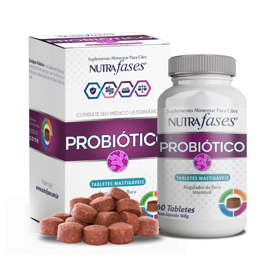 Suplemento Nutrafases Probiótico - 60 Tabletes