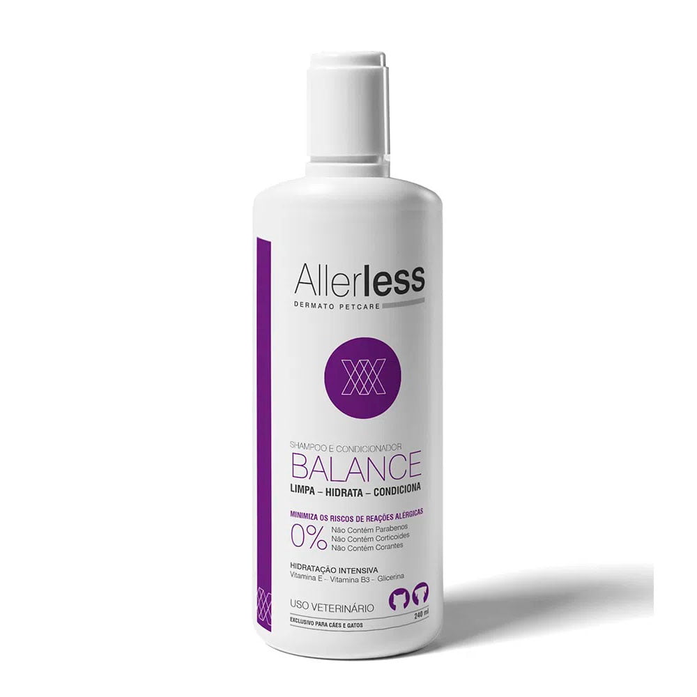 Shampoo Allerless para Cães e Gatos - Balance 240ml
