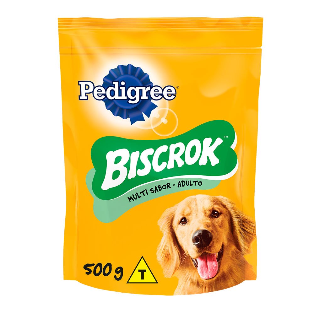 Biscoito Pedigree Biscrok Multi Para Cães Adultos - 500g