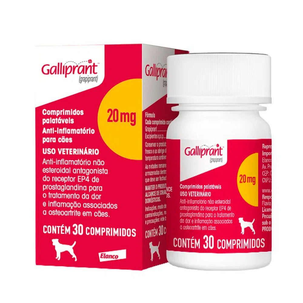 Galliprant 20mg - 30 Comprimidos