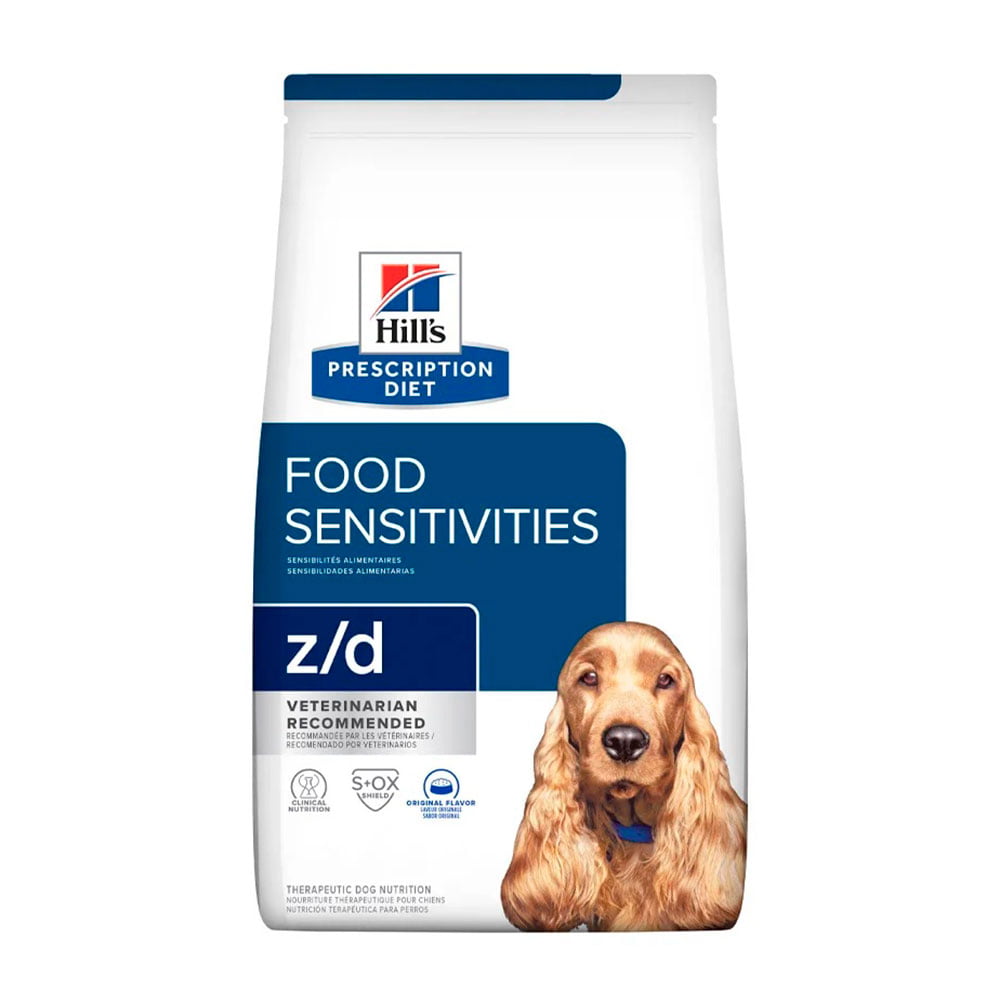 Ração Hill's Prescription Diet Z/D Cães Adultos Com Alergias Alimentares e Pele - 3,6kg