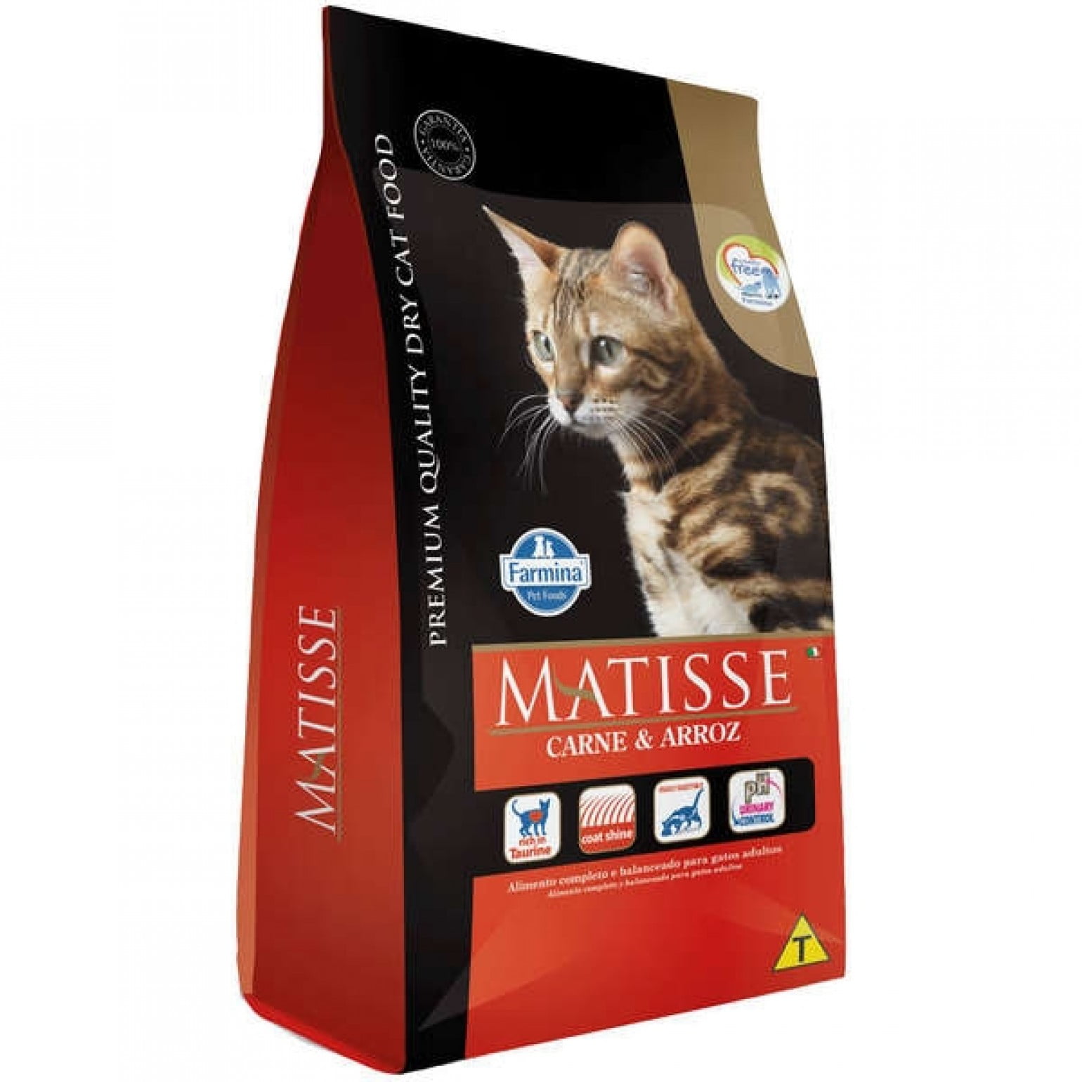 Ração Farmina Matisse para Gatos Adultos Carne e Arroz - 7,5kg