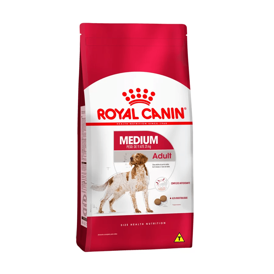Ração Royal Canin Medium Adult Cães Adultos Porte Médio - 2,5kg