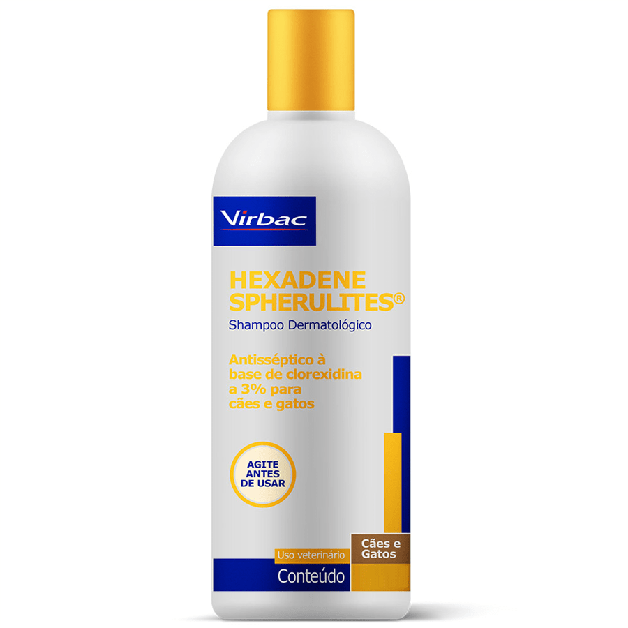 Shampoo Virbac Hexadene Spherulites Cães e Gatos - 500ml