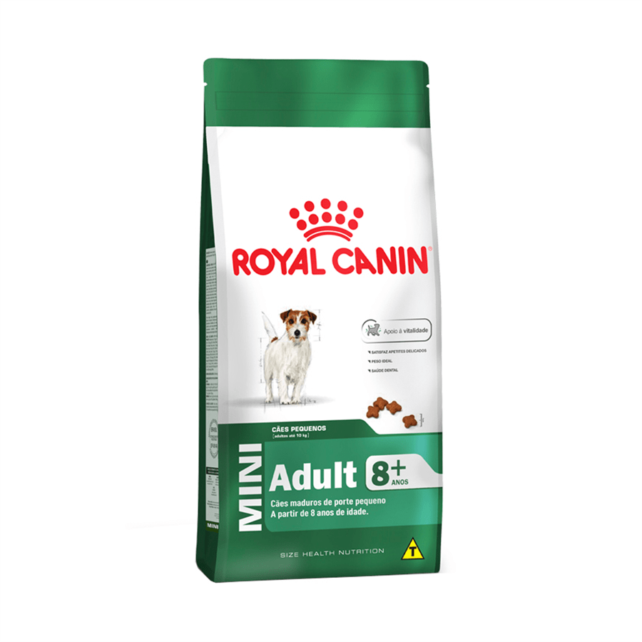 Ração Royal Canin Mini Adult 8+ Cães Adultos Porte Pequeno - 1kg