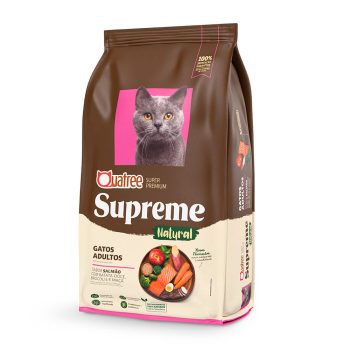 Ração Quatree Supreme Gatos Adultos Salmão e Batata Doce 15kg