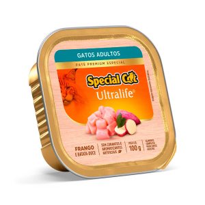 Ração Úmida Special Cat Ultralife Patê Gatos Adultos Sabor Frango 100g