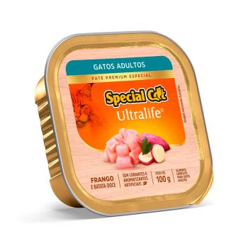 Ração Úmida Special Cat Ultralife Patê Gatos Adultos Sabor Frango 100g