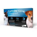 Antipulgas Capstar 11,4mg para Cães e Gatos de até 11,4kg - 1 Comprimido