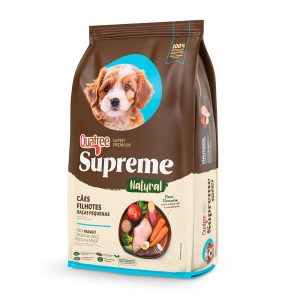 Ração Quatree Supreme Cães Filhotes Raças Pequenas Frango e Batata Doce 3kg