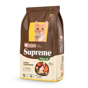 Ração Quatree Supreme Gatos Castrados Frango e Batata Doce 10,1kg