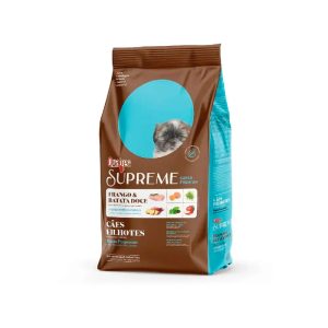 Ração Quatree Supreme Cães Filhotes Raças Pequenas Frango e Batata Doce 3kg