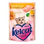 Ração Úmida Kelcat Real Food Para Gatos com Paladares Exigentes - Frango, Brócolis e Linhaça 85g