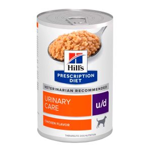 Ração Úmida Hill's Prescription Diet Lata U/D Cuidado Urinário Para Cães Adultos 370g